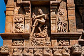 The great Chola temples of Tamil Nadu - The Brihadisvara temple of Gangaikondacholapuram. Sculptures of the vimana, Nataraja  (South). 